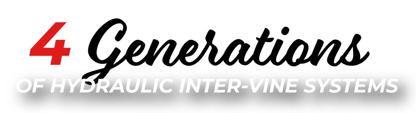 4 générations d'interceps hydrauliques - 1970 à 2020