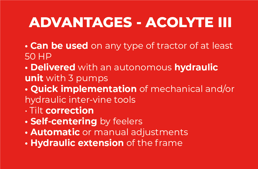 Advantages ACOLYTE III