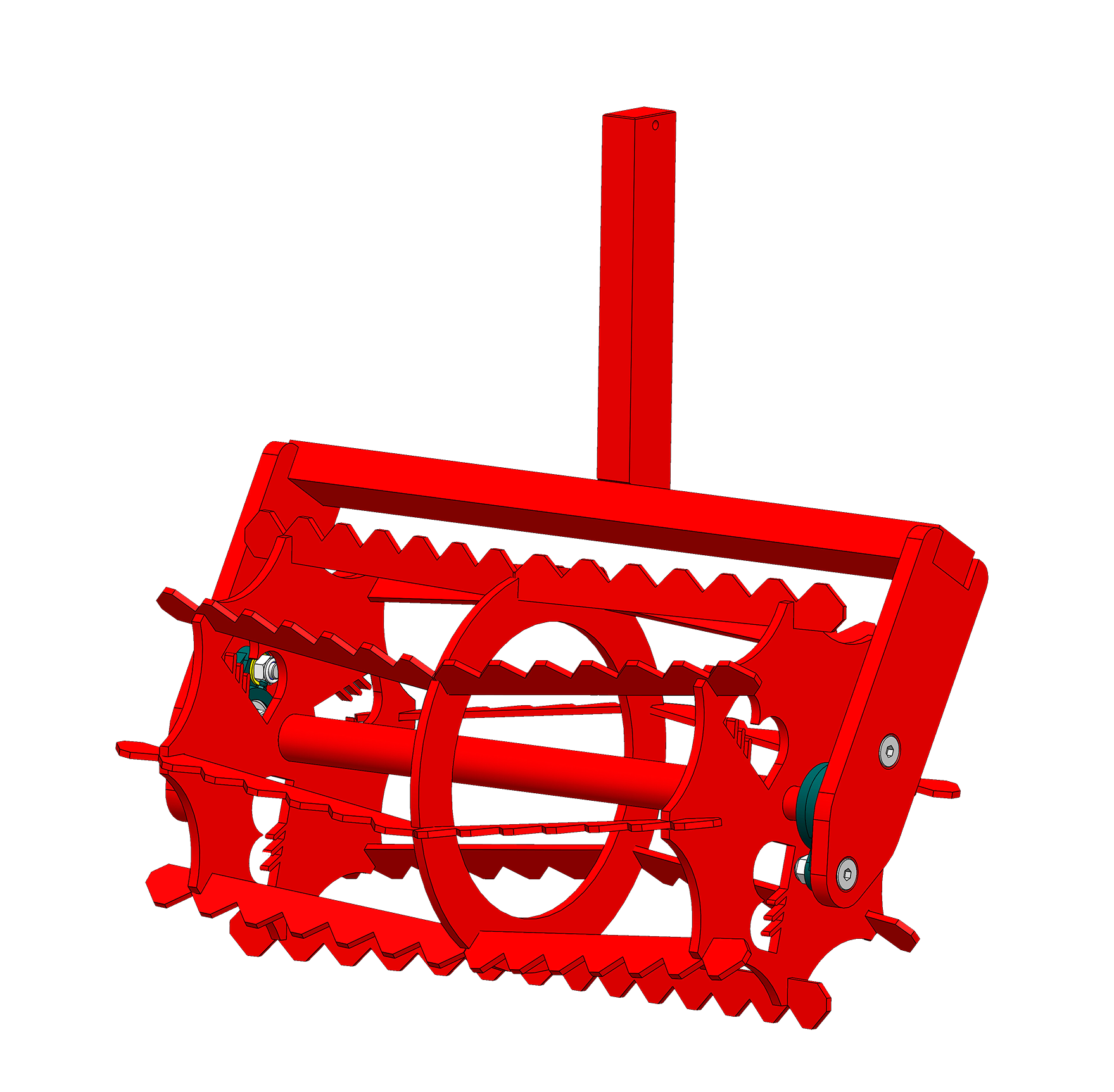 Rouleau émietteur 3D Rouleau émietteur